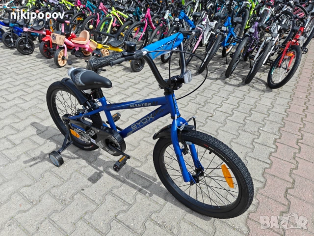 BYOX Велосипед 20" MASTER син, снимка 4 - Велосипеди - 53980824