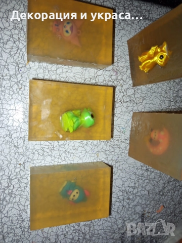 Глицеринови сапуни с играчка за детско парти, снимка 3 - Декорация - 52566694