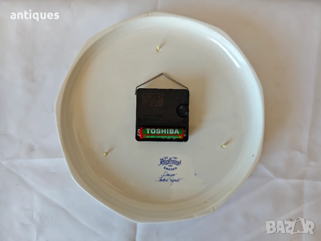 Порцеланов немски стенен часовник - Junghans - 1980г., снимка 12 - Антикварни и старинни предмети - 54105955