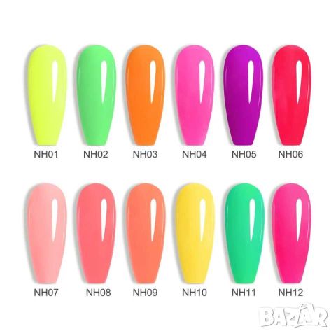  VENALISA Summer Neon Color / гел лак серия неон , снимка 2 - Продукти за маникюр - 29457348