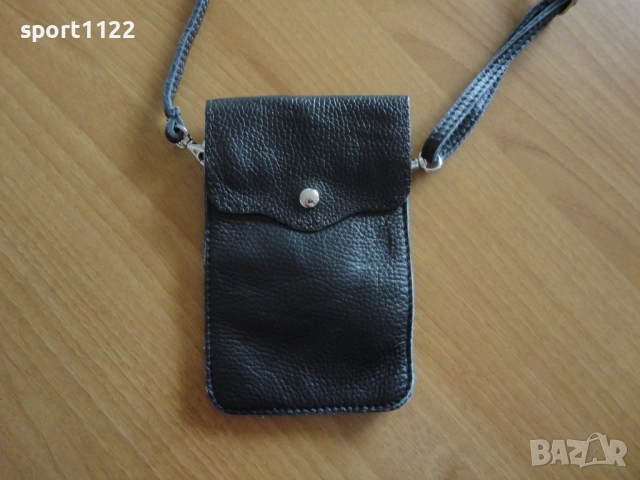 Vera pelle/естествена кожа/чантичка/калъф за телефон, снимка 2 - Портфейли, портмонета - 51691732