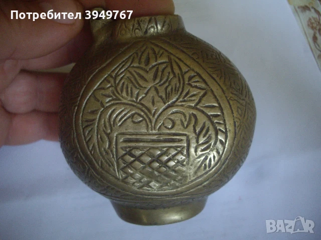 Стара много масивна барутница., снимка 2 - Антикварни и старинни предмети - 50676531