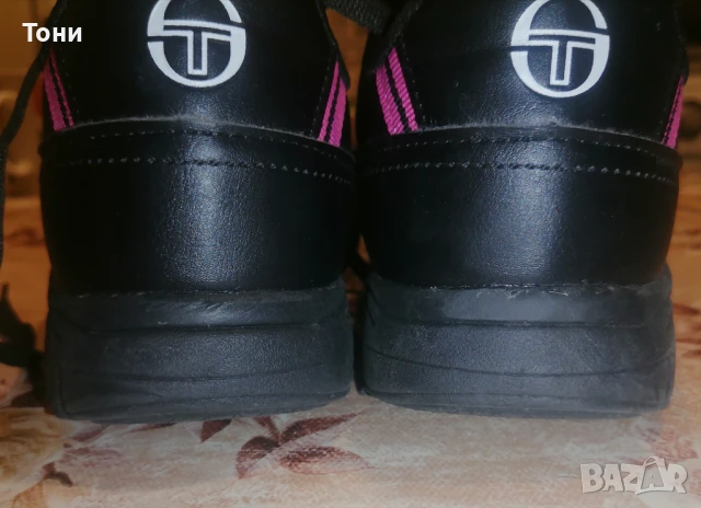 SERGIO TACCHINI Оригинал Нови Кожени Дамски Маратонки 39, снимка 7 - Маратонки - 50496065