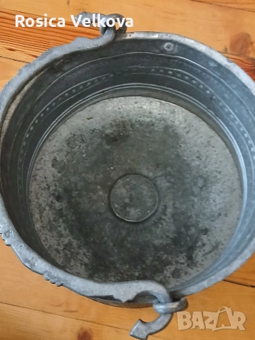 Стар ретро бъкърен котел , снимка 2 - Антикварни и старинни предмети - 53246714
