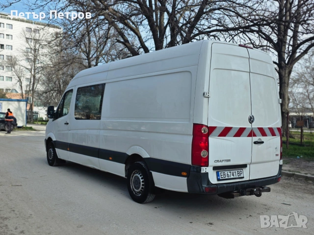 WV Crafter 2.0 TDI 163hp-6ск- 5+1места-MAXI-TipTop, снимка 5 - Автомобили и джипове - 53812403