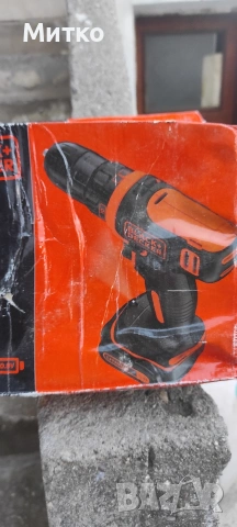 Продавам Акумулаторен винтоверт Black+Decker, 10.8V, BDCD12-QW, снимка 5 - Винтоверти - 54092815