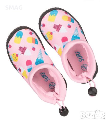 Детски плажни обувки розов сладолед, снимка 1 - Детски обувки - 46290204