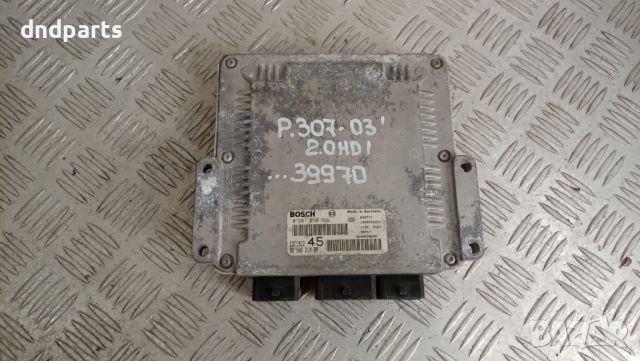 Компютър Peugeot 307 2.0HDI 2003г.	, снимка 1 - Части - 45591080