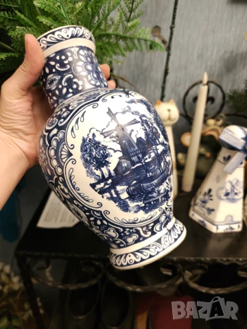 Delft порцеланова ваза, снимка 3 - Декорация за дома - 51183941