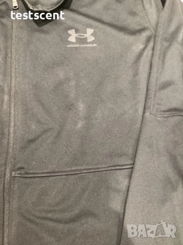 Under Armour мъжко горнище – черно – 2XL (UK) – Fitted – 100% полиестер, снимка 4 - Спортни дрехи, екипи - 52969792