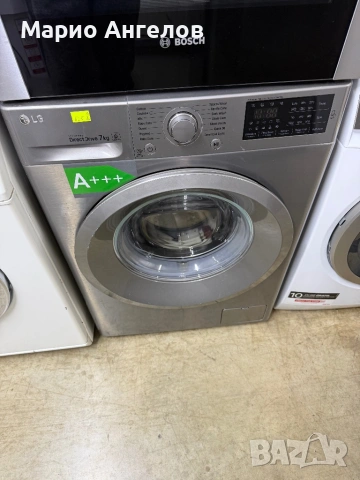 Пералня сива Слим 7кг А+++ LG  Germany Гаранция