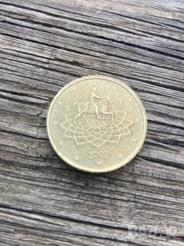 50 euro cent ITALY 2002 