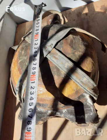 Много стара бъклица павур антика папие маше или нещо подобно, снимка 7 - Антикварни и старинни предмети - 53771756