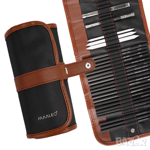 Комплект графитни моливи за рисуване / Faber castell моливи за графика, снимка 7 - Ученически пособия, канцеларски материали - 52863796