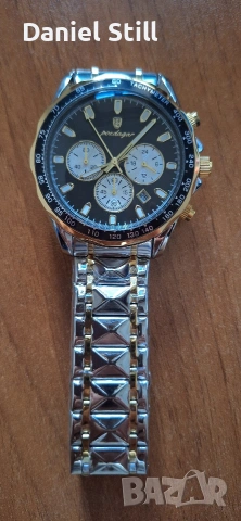 POEDAGAR Високо качество Мъжки Луксозен Хронограф Светещ Циферблат