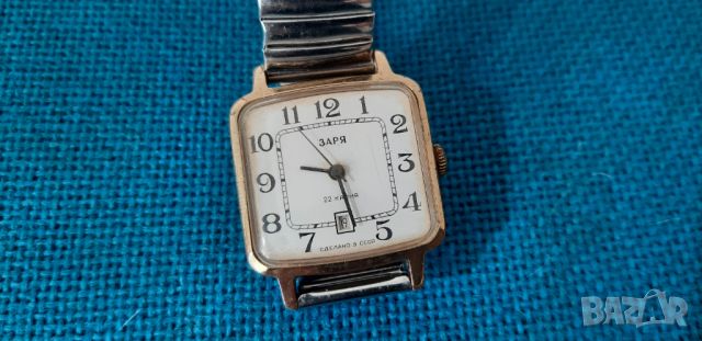 Стар Руски механичен часовник Заря, снимка 3 - Антикварни и старинни предмети - 46293547