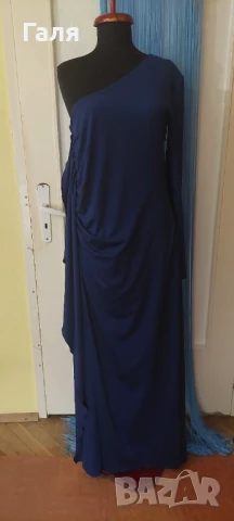 Дълга елегантна рокля RAINBOW, р-р 40/42 цвят турско синьо .