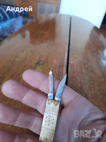 Стар джобен нож,ножче,ножка #85, снимка 6 - Други ценни предмети - 50067196