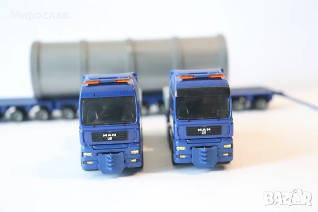HERPA H0 1/87 РЕМАРКЕ MAN КАМИОН КОМПОЗИЦИЯ ТЕЖКОТОВАРЕН ТРАНСПОРТ МОДЕЛ КОЛИЧКА, снимка 5 - Колекции - 50682263