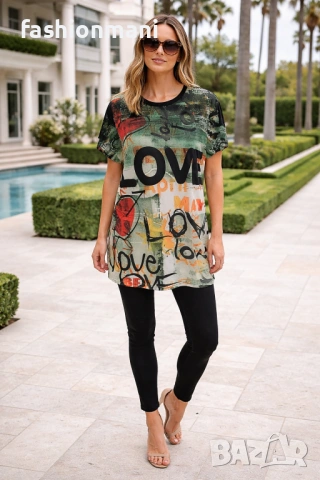 ДАМСКИ ТУНИКИ 6 модела- код 446, снимка 2 - Туники - 47355425