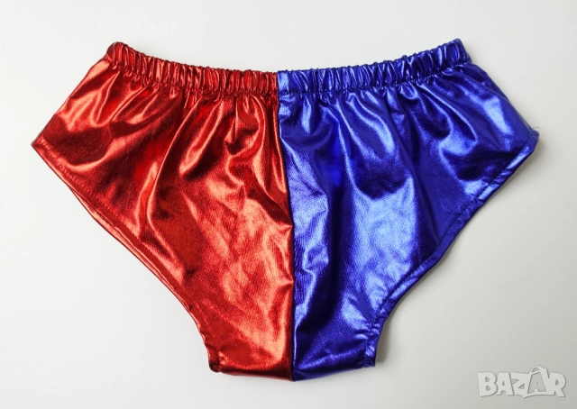 XS/S къси лачени шорти 