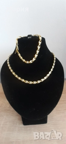 Красив елегантен комплект, снимка 3 - Бижутерийни комплекти - 52814260