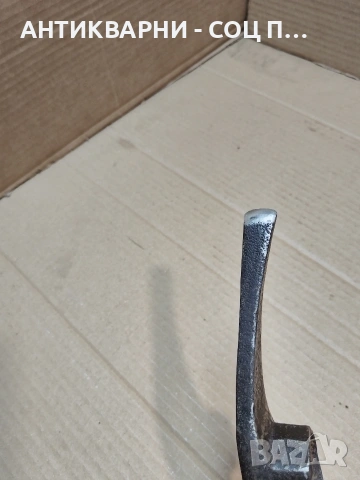 Соц Стар Ръчно Кован Каменоделски Инструмент 0.450кг. НОМЕР 812., снимка 9 - Антикварни и старинни предмети - 53940348