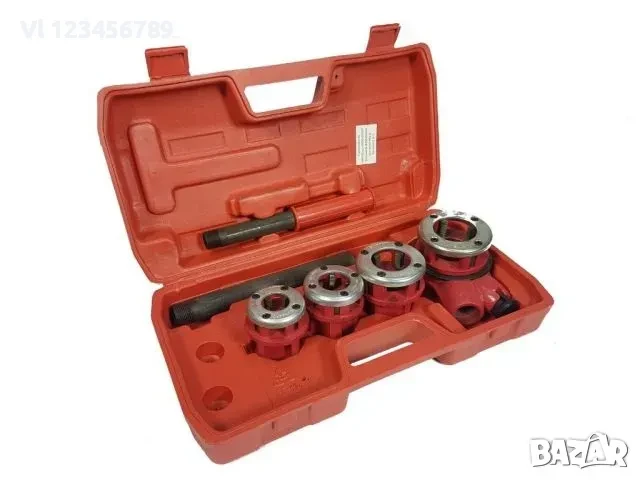 Комплект ръчна винторезка Mar-Pol 4-глави /тръборез, рязане на тръби/, снимка 2 - Други инструменти - 50742960