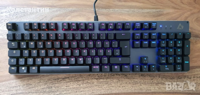  Механична геймърска клавиатура Aukey KM-G12, снимка 5 - Геймърски - 52591849
