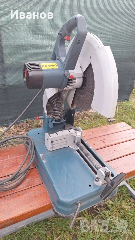 Отрезна машина за метал Bosch зедно с 18 диска и остатъчна гаранция
