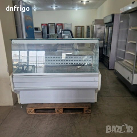 Професионална хоризонтална хладилна витрина за колбаси