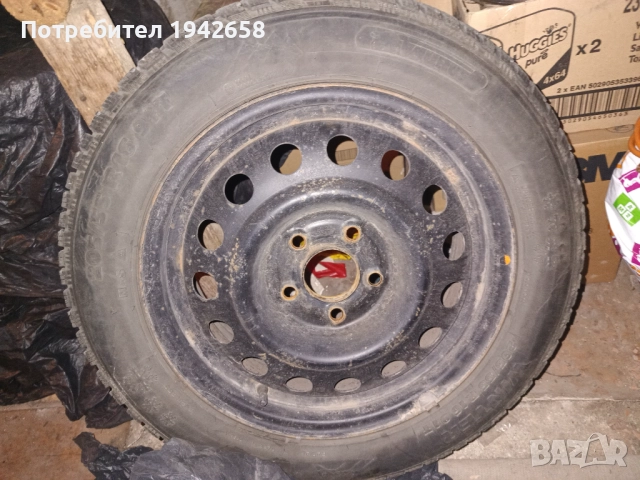 4 бр Зимни гуми с джанти 16' Hyundai i30 / Kia Ceed 205/55/16 5х114.3, снимка 2 - Гуми и джанти - 47813631