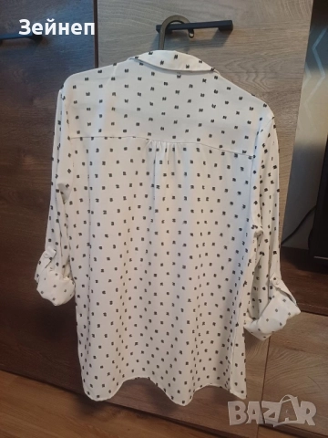 Дамска риза на точки, снимка 3 - Ризи - 51899415
