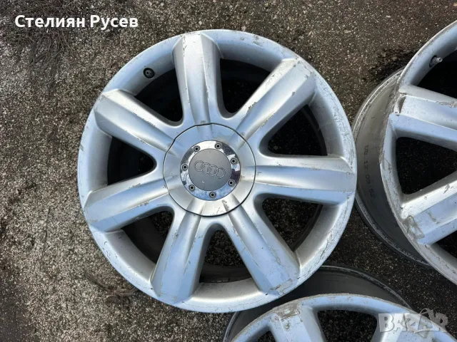 audi q7 алуминиеви джанти r19 - 5 x 112 / 19 цола  -цена 250лв, моля БЕЗ бартер !!! -надрани са - ви, снимка 5 - Гуми и джанти - 48974903