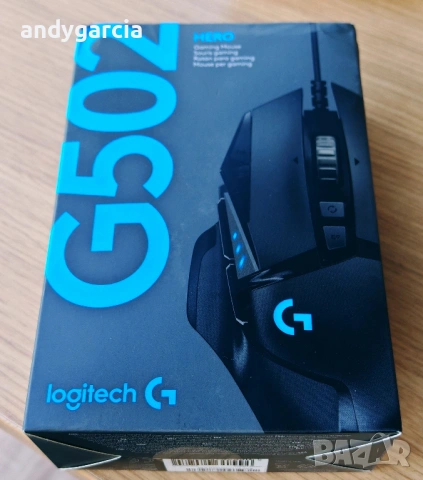 Gaming mouse Logitech G502 Hero геймърска мишка 25600 DPI с кабел , Black чисто нова в кутия, снимка 3 - Клавиатури и мишки - 54079931