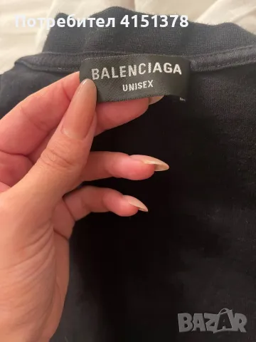 Оригинална тениска BALENCIAGA, снимка 2 - Тениски - 48344041