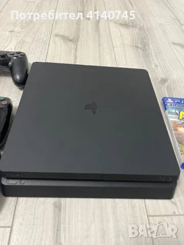 Playstation 4 Slim - в перфектно състояние, снимка 3 - PlayStation конзоли - 47353886