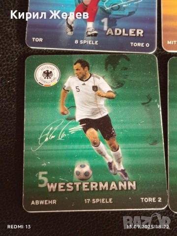 Колекционерски картички на футболисти ЛУКАС ПОДОЛСКИ,МАРИО ГЬОТЦЕ, МИХАЕЛ БАЛАК 51022, снимка 5 - Колекции - 51703280