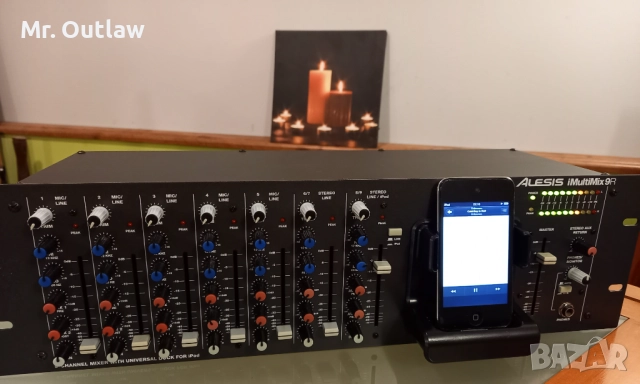 ALESIS iMultiMix 9R + iPod Gen4 - 8G, снимка 2 - Ресийвъри, усилватели, смесителни пултове - 52923864