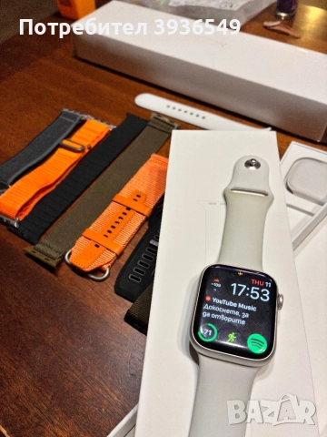 Apple Watch 8 45mm, снимка 4 - Смарт часовници - 52740384