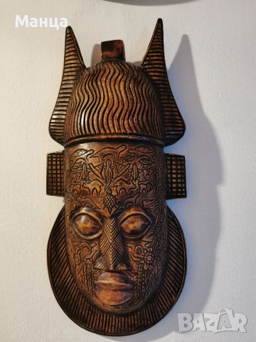 Африканска маска от Бенин, снимка 1 - Антикварни и старинни предмети - 46318326