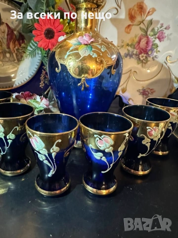 Murano Italy  Circa 1960 - “ Изящният в кобалт” Код P1940, снимка 12 - Декорация за дома - 53731824