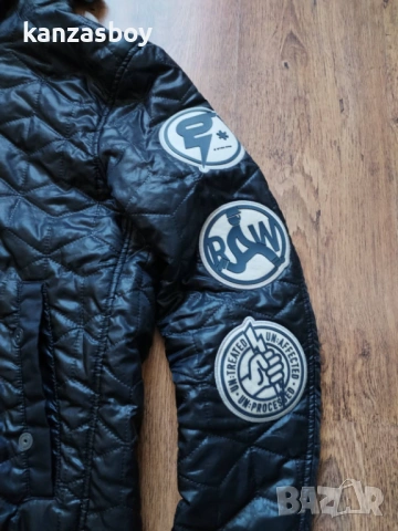 G-STAR RAW Men's Copper Quilted Hooded Overshirt - страхотно мъжко яке М, снимка 5 - Якета - 53670050