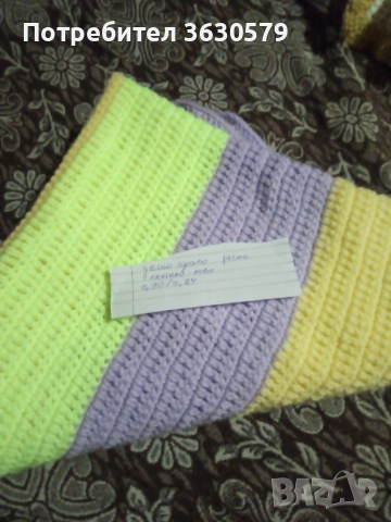 Ръчно плетени детски одеала, снимка 11 - Чорапи - 52685559