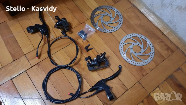 Механични дискови спирачки от електро велосипед Duotts C29