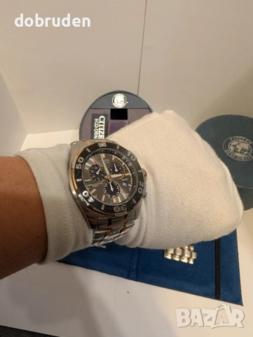Промо! Citizen Signature Courageous BL5440 Solar Alarm Chrono часовник, снимка 7 - Мъжки - 53180180