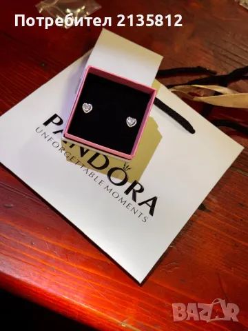 Обеци Пандора Pandora , снимка 6 - Обеци - 49866300