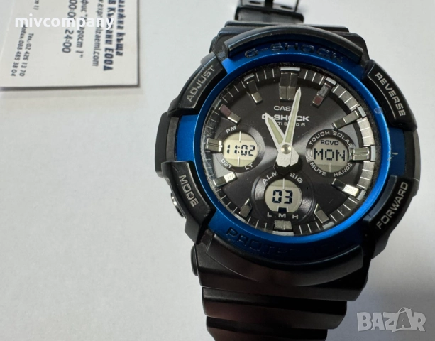 Соларен часовник Casio G-Shock GAW-100B, снимка 3 - Мъжки - 52802058