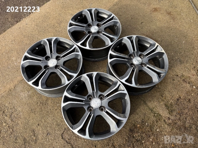 4 броя алуминиеви джанти за Peugeot 208,2008 16, снимка 6 - Гуми и джанти - 52720325