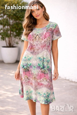 Разкроена рокля - код 1230